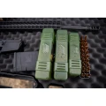 Cutie Munitie PLANO Rifle Ammo Case - .22-50, Verde/Verde transparent