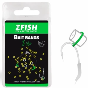Inele Silicon ZFISH Micro Bait Bands, Marime S, 50buc/pac