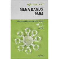 Inele siliconice Korum Mega Bands, 4mm, 10buc/pac