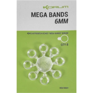 Inele siliconice Korum Mega Bands, 4mm, 10buc/pac Inele siliconice Korum Mega Bands, 4mm, 10buc/pac