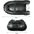 Barca Gonflabila CARP SPIRIT Black Boat Alu 230 Barca Gonflabila CARP SPIRIT Black Boat Alu 230