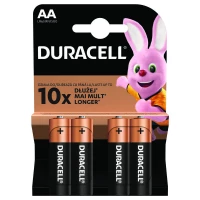 Baterii Alcaline Duracell Basic Aak4 Lr06 4 Buc 