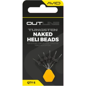 Bile AVID Outline Tungsten Naked Heli Beads, 6buc/pac Bile AVID Outline Tungsten Naked Heli Beads, 6buc/pac