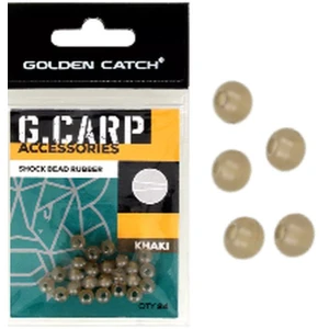 Bile Cauciuc GOLDEN CATCH Rubber Beads Kaki, 5mm,  24buc/pac