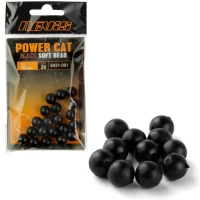 Bile Pvc Nevis Power Cat Black Soft Beads, 10mm Bile Pvc Nevis Power Cat Black Soft Beads, 10mm