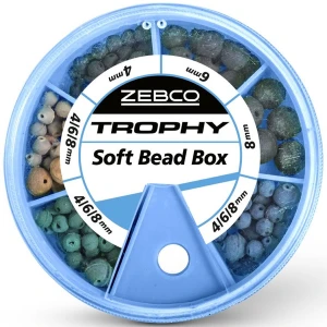 Bilute Antisoc ZEBCO Bead Box Soft Mixed 89buc/set Bilute Antisoc ZEBCO Bead Box Soft Mixed 89buc/set