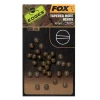 Bilute Cauciuc Fox Tapered Bore Beads Camo, 4mm, 30buc/pac Bilute Cauciuc Fox Tapered Bore Beads Camo, 4mm, 30buc/pac