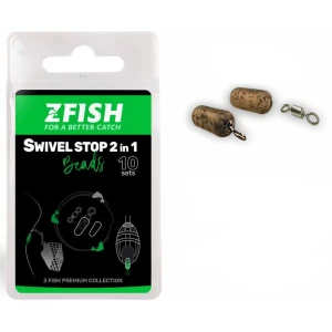 Kit ZFISH Swivel Stop Beads 2 In 1, 10buc/pac
