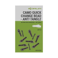 Korum Camo Quick Change Bead - Anti Tangle, 8buc/plic