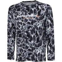 BLUZA SAVAGE GEAR NIGHT UV BLACK WATERPRINT MAR.L