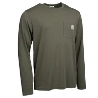 Bluza Nash Make It Happen Carp Logo Long Sleeve T Shirt Green, Marime Xl