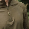 Bluza UV KORDA Kool UPF Zip Jersey, Dark Olive, Marimea S Bluza UV KORDA Kool UPF Zip Jersey, Dark Olive, Marimea S
