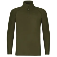 Bluza Uv Korda Kool Upf Zip Jersey, Dark Olive, Marimea 2xl