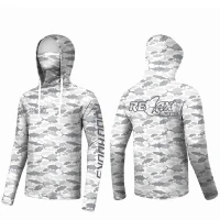 Bluza Uv Relax Blue Wave Upf 50+, Camo Fish, Marime S Bluza Uv Relax Blue Wave Upf 50+, Camo Fish, Marime S