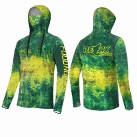 Bluza Uv Relax Blue Wave Upf 50+, Camo Green, Marime S Bluza Uv Relax Blue Wave Upf 50+, Camo Green, Marime S