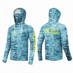 Bluza UV RELAX Blue Wave UPF 50+, Marime XS