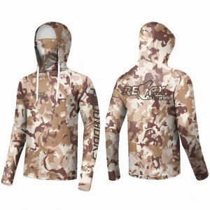Bluza UV RELAX LURES UPF 50+, Hunting Camo, Marime 3XL Bluza UV RELAX LURES UPF 50+, Hunting Camo, Marime 3XL