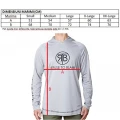 Bluza UV RTB REFUSE TO BLANK Long Sleeve Hoodie UPF 50+, Light Camo Grey, Marime 2XL