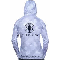 Bluza UV RTB REFUSE TO BLANK Long Sleeve Hoodie UPF 50+, Light Camo Grey, Marime M