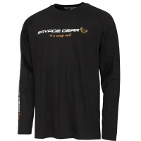 Bluza Savage Gear Signature Logo Long Sleeve Black Caviar Mar.l Bluza Savage Gear Signature Logo Long Sleeve Black Caviar Mar.l