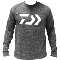 Bluza DAIWA D Old Shirt Long Sleeve 30, Dark Gray, Marime 2XL