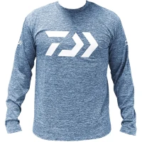 Bluza Daiwa D Old Shirt Long Sleeve 30, Light Blue, Marime 3xl
