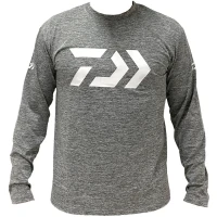 Bluza DAIWA D Old Shirt Long Sleeve 30, Light Gray, Marime 2XL