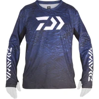 Bluza Daiwa D-Vec LS Navy, Marime L