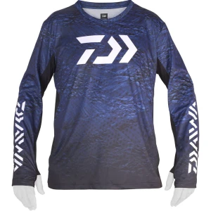 Bluza Daiwa D-Vec LS Navy, Marime S