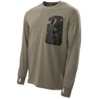 Bluza NASH ZT HD Long Sleeve T-Shirt, Green Marime, Marime XL