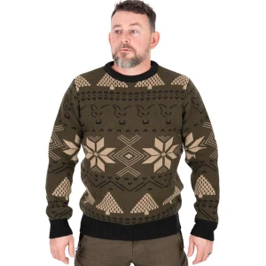 Pulover FOX Festive Jumper, Marime 4XL Pulover FOX Festive Jumper, Marime 4XL