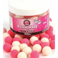 Boilies Mainline Fluoro Pop-Ups Pink White Essential Cell 8mm 150ml