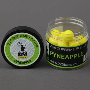 Pop Up 2.20 Baits Supreme, Galben, Pineapple, 16mm, 100ml Pop Up 2.20 Baits Supreme, Galben, Pineapple, 16mm, 100ml