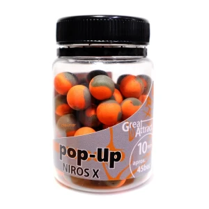 Pop Up Addicted Carp Baits Niros X, 10mm, aprox 45buc/borcan Pop Up Addicted Carp Baits Niros X, 10mm, aprox 45buc/borcan