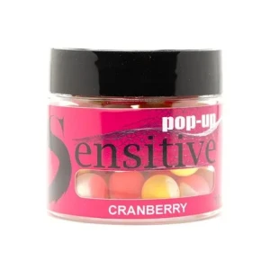 Pop Up Addicted Carp Baits Sensitiv, Cranberyy, 10mm Pop Up Addicted Carp Baits Sensitiv, Cranberyy, 10mm