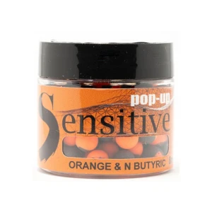 Pop Up Addicted Carp Baits Sensitiv, Orange N Butyric, 8mm Pop Up Addicted Carp Baits Sensitiv, Orange N Butyric, 8mm
