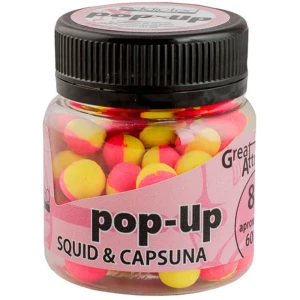 Pop Up Addicted Carp Baits Squid & Capsuna, 8mm, aprox 60buc/borcan Pop Up Addicted Carp Baits Squid & Capsuna, 8mm, aprox 60buc/borcan