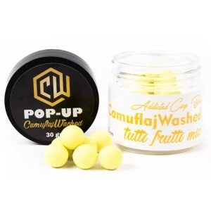 Pop Up Addicted Carp Baits Washed Infinity, Camuflaj, Tutti Frutti, 10mm Pop Up Addicted Carp Baits Washed Infinity, Camuflaj, Tutti Frutti, 10mm