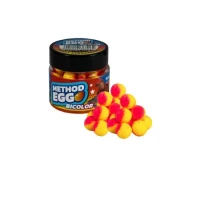 Pop Up Benzar Mix Method Egg Bicolor Miere Capsuni 6-8mm 30ml