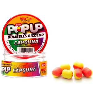 Pop Up Dumbells Bicolor Senzor Planet, Capsuna, 6mm, 15g
