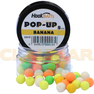 Pop Up Hook Baits, Banana, 8mm, 30ml Pop Up Hook Baits, Banana, 8mm, 30ml