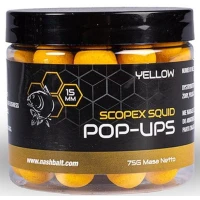 Pop, Up, Nash, Scopex, Squid, 2024,, Yellow,, 12mm,, 75g, b6330, Boilies Pop-Up, Boilies Pop-Up Nash, Boilies Nash, Pop-Up Nash, Nash