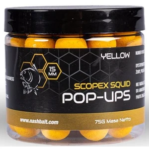 Pop Up Nash Scopex Squid 2024, Yellow, 12mm, 75g Pop Up Nash Scopex Squid 2024, Yellow, 12mm, 75g