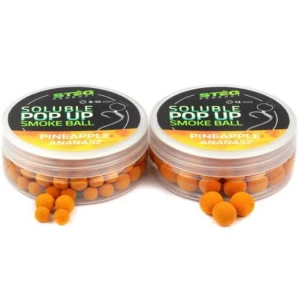 Pop Up Steg Solubil Smoke Ball, Ananas, 8-10mm, 20g Pop Up Steg Solubil Smoke Ball, Ananas, 8-10mm, 20g