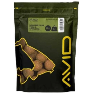 Boilies Avid Premium, Monster Crab Tuna Spirulina, 24mm, 1kg