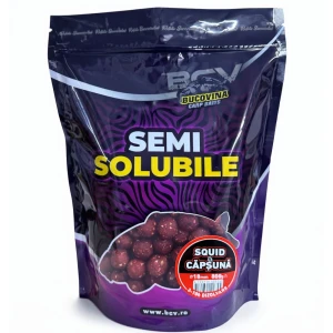 Boilies BUCOVINA Semisolubile, Squid & Capsuna, 18mm, 3kg