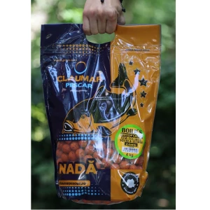 Boilies Claumar Birdfood Semi-Solubile Squid & Scopex 24mm 4 kg