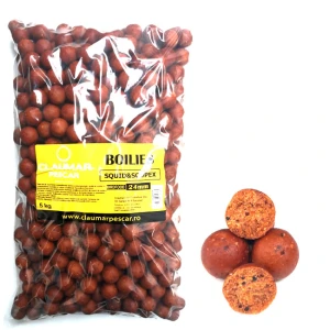 Boilies Claumar Birdfood Semisolubil Squid And Scopex 20mm 5kg PUNGA
