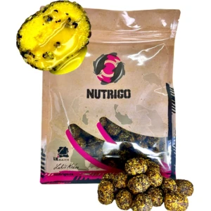Boilies Solubil Cu Miez Lichid Nutrigo Feed-Ex, Miere Si Rapita, 20mm, 800g Boilies Solubil Cu Miez Lichid Nutrigo Feed-Ex, Miere Si Rapita, 20mm, 800g