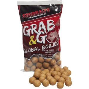 Boilies Starbaits G&G Global, Mega Fish, 24mm, 1kg Boilies Starbaits G&G Global, Mega Fish, 24mm, 1kg